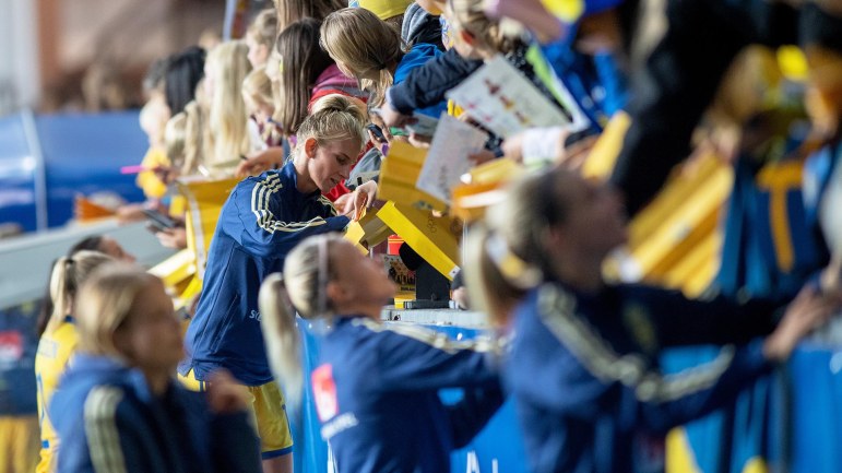 Fotboll, Dam, VM-kval, Sverige - Ukraina